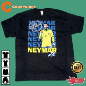 Neymar T-Shirt World Cup 2022 Brazil T-Shirt