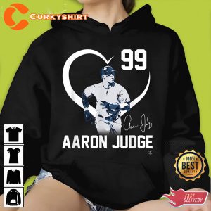 Player Heart Aaron Judge Baseball Unisex Shirt