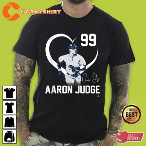 Player Heart Aaron Judge Baseball Unisex Shirt