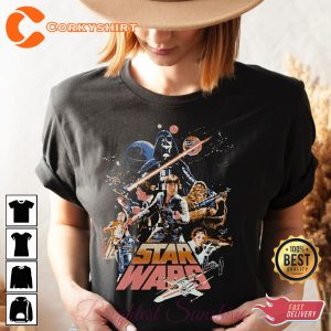 Retro 90s Star Wars 1977 XWing Unisex T-Shirt