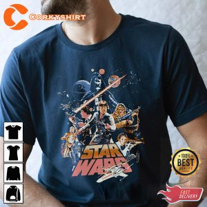 Retro 90s Star Wars 1977 XWing Unisex T-Shirt