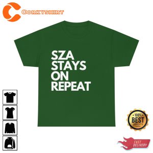 Sza Stays On Repeat Classic Unisex T Shirt