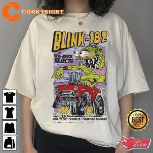 Vintage Blink-182 Reunite Tour 2023 T-shirt Printing