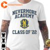 Wednesday Addams Nevermore Academy Class Of 22 Shirt
