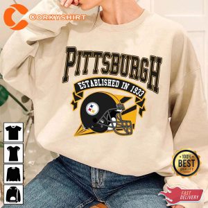 Vintage Style Pittsburgh Football Player Gift Sweatshirt