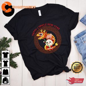 2023 Chinese New Year of The Rabbit Happy New Year T-Shirt
