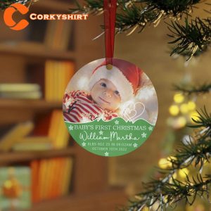 Our First Christmas Ornament Baby Ornament