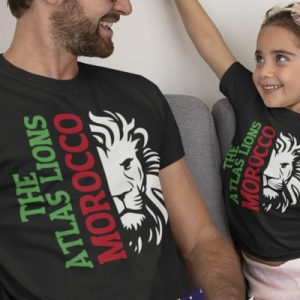 The Atlas Lions Morocco World Cup 2022 Graphic T-shirt