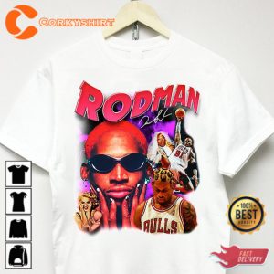Dennis Rodman T Shirt Vintage Printing