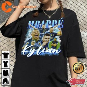 Mbappe 10 World Cup French Vintage Bootleg Mbappe Fan Shirt