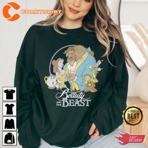 Beauty And The Beast Classic Group Shot Disney T-shirt