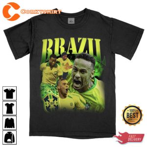 Brazil Qatar World Cup T-Shirt Neymar T-Shirt