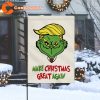 Funny Make Christmas Great Again Stole Christmas Flag