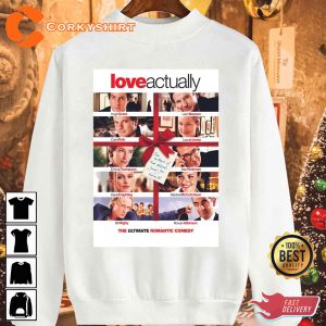 Love Actually Christmas Film Christmas Tee Shirts