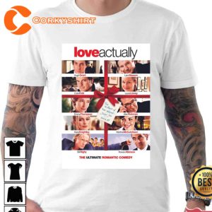 Love Actually Christmas Film Christmas Tee Shirts