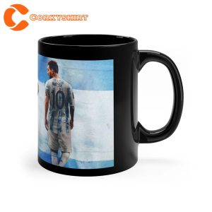 Maradona and Messi Football Legends Coffee Mug