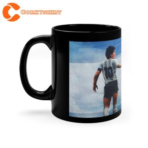 Maradona and Messi Football Legends Coffee Mug