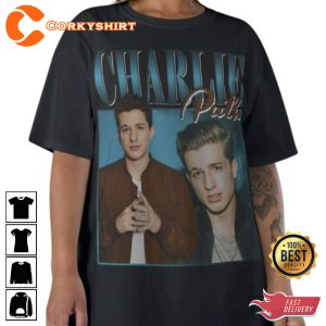 Vintage 90s Charlie Puth Shirt For Fan