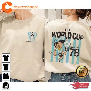 Vintage World Cup 1978 Argentina Soccer Shirt