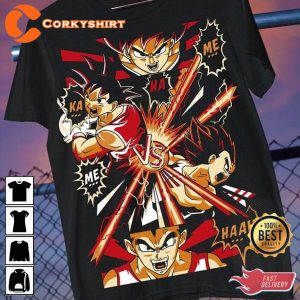 Goku Vegeta Super Saiyan Goku God Dragon Ball Z Shirt