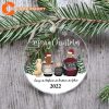 Customized Family With Pets Ornament Custom Christmas Ornaments