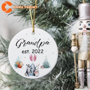 Grandparents Custom Family Ornaments Christmas Decorations Tree