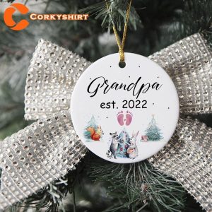 Grandparents Custom Family Ornaments Christmas Decorations Tree
