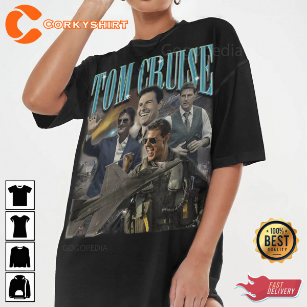 Tom Cruise Top-gun Maverick Vintage Bootleg Unisex Shirt - Corkyshirt