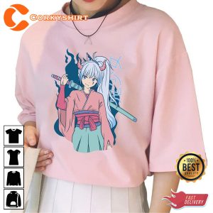 Anime Girl Kawaii Harajuku Japanese Girl Style Aesthetic Printed T-Shirt