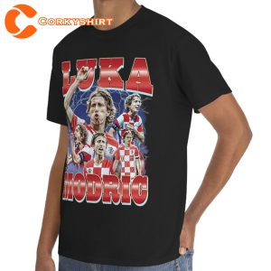 Luka Modric Croatia World Cup 2022 Vintage Shirt