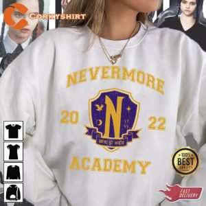 Nevermore Academy Wednesday Addams Hot Movie Shirt