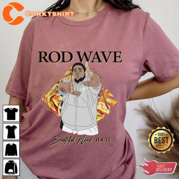 Rod Wave Beautiful Mind Tour T shirt Gift For Fans