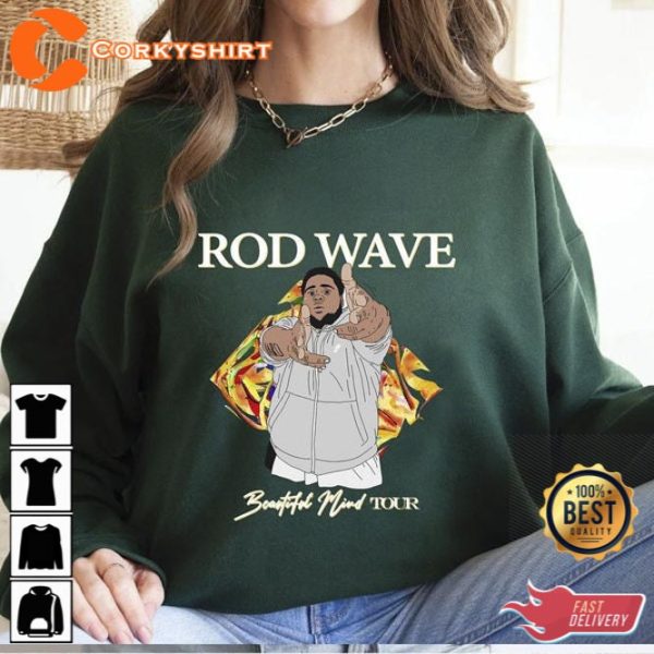 Rod Wave Beautiful Mind Tour T shirt Gift For Fans