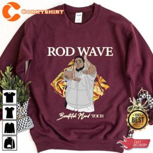 Rod Wave Beautiful Mind Tour T shirt Gift For Fans