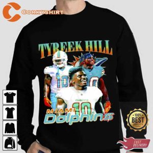 Tyreek Hill Miami Dolphins Pro Standard Football Player Retro Shirt
