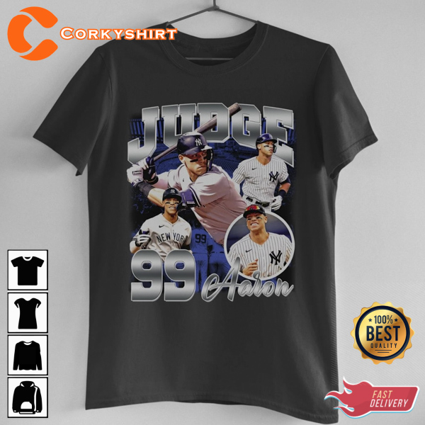 Vintage Aaron Judge NY Baseball Tee Shirt