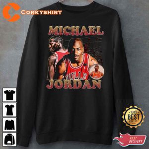 Vintage Michael Jordan Bootleg Legend Of Basketball T-Shirt Prints