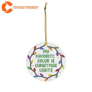 Christmas Lights Personalized Ornaments