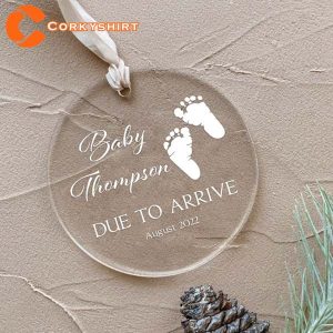 Pregnancy Announcement Christmas Ornament Prints