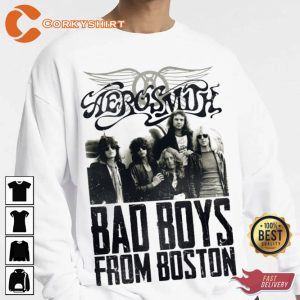 Aerosmith Bad Boy From Boston Deuces Are Wild Tour 2023 T-shirt