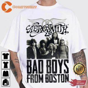 Aerosmith Bad Boy From Boston Deuces Are Wild Tour 2023 T-shirt