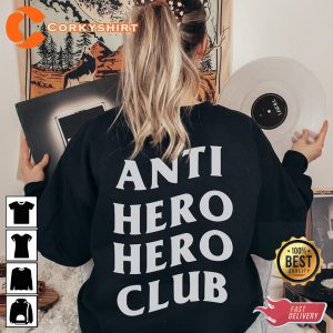 Anti Hero Hero Club Taylor Swiftie Midnights Mayhem Unisex Shirt