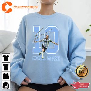 Argentina Soccer 2022 Messi 10 Tee