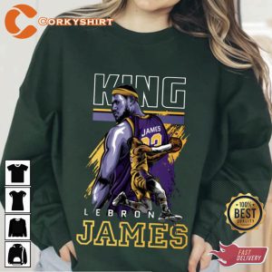 LeBron James Retro 90s Inspired Basketball Shirt