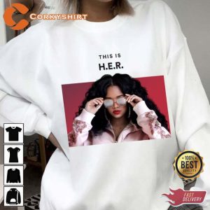 Singer And Songwriter H.E.R Concert 2023 T-shirt Design