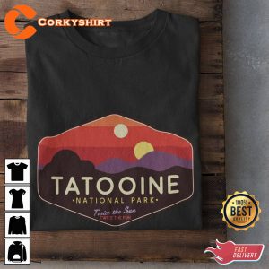Star Wars Tatooine Sunset Luke Skywalker T-Shirt Printing