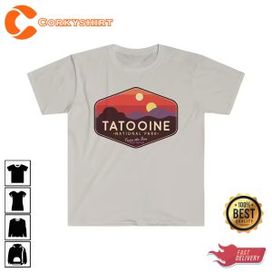 Star Wars Tatooine Sunset Luke Skywalker T-Shirt Printing