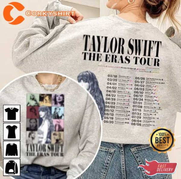 Taylor The Eras Tour 2023 Shirt Taylor New Album Midnight 2 Side Hot Topic Shirt