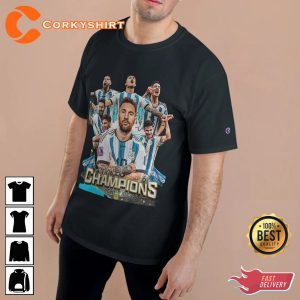 Vintage Argentina National Team World Cup Winners 2022 T-shirt