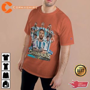 Vintage Argentina National Team World Cup Winners 2022 T-shirt